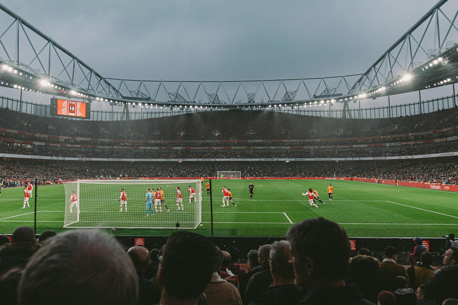 people in soccer stadium